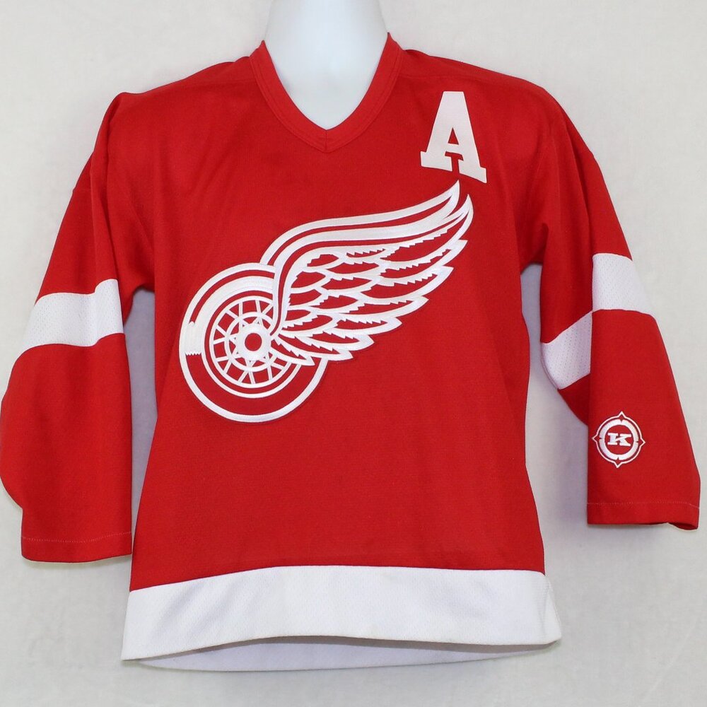 Vintage 90s Koho NHL Detroit Redwings Shanahan Hockey Jersey Youth XL